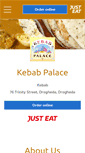 Mobile Screenshot of kebabpalacetakeaway.com