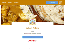 Tablet Screenshot of kebabpalacetakeaway.com